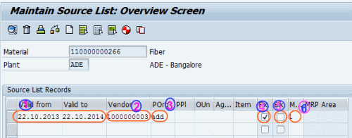 Maintain Source List In SAP Free SAP Online Training Tutorial