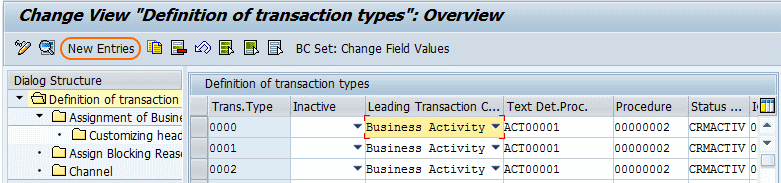 Define Transaction Types For Marketing Activities In SAP Free SAP 