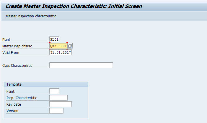 How To Create Master Inspection Characteristic Free SAP Online Training Tutorial