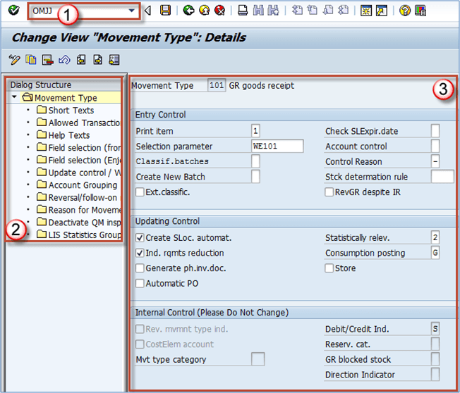 SAP Inventory Management Tutorial Movement Types OMJJ Free SAP Online Training Tutorial